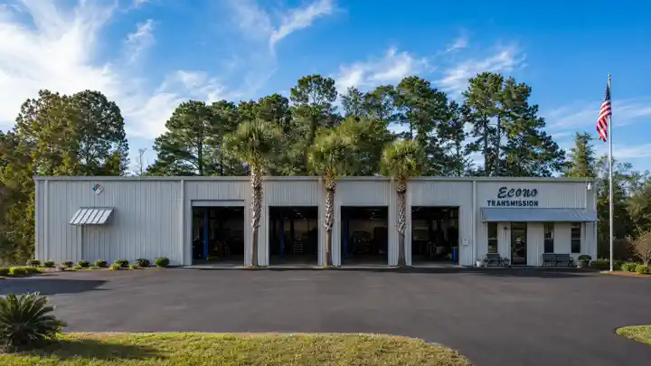 Econo Transmission shop at 611 Wellington Avenue in Wilmington, NC