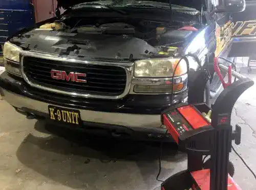 Transmission valve body inspected during diagnostic service